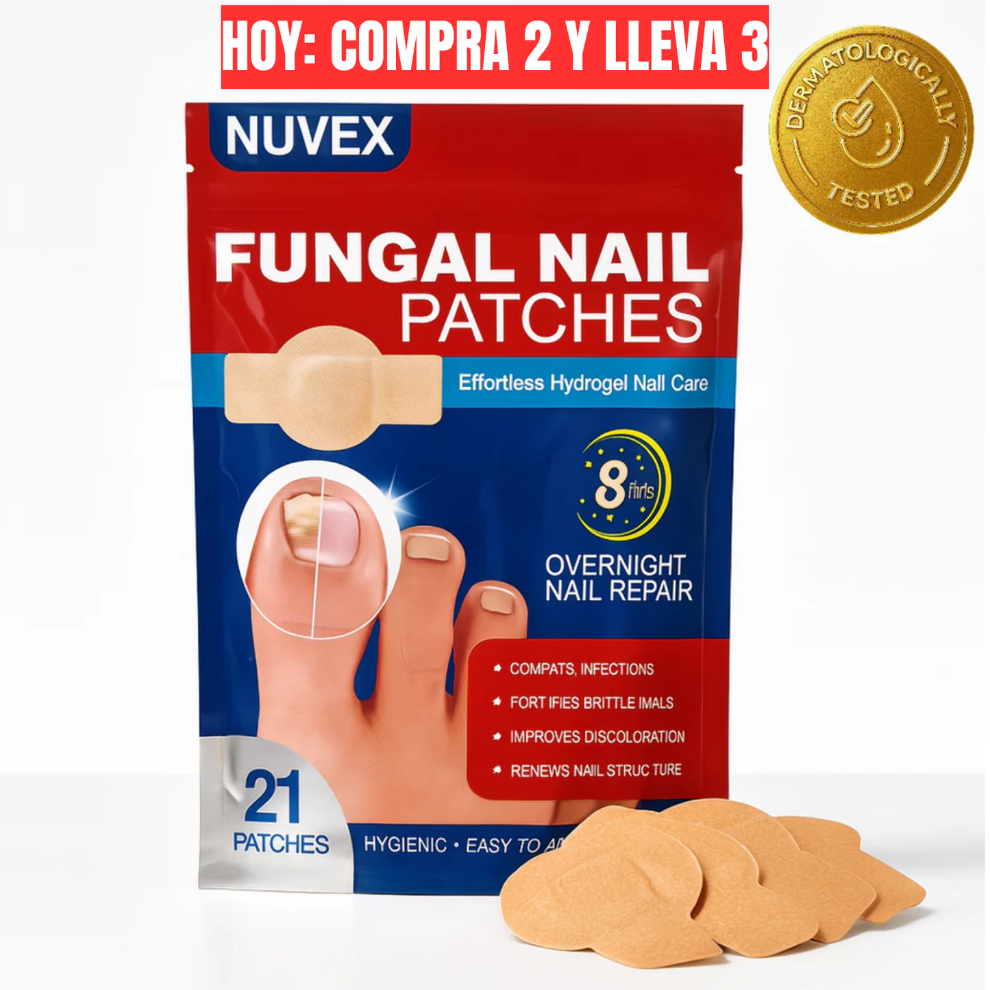 Parche Nocturno Antihongo Sellado™